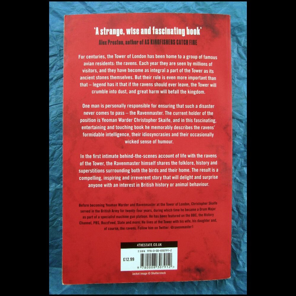 Book - The Ravenmaster: My Life with the Ravens at the Tower of London -- Skaife - Picture 16 of 16
